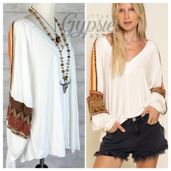 POL Tops - POL Out and About with Print Top